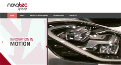 Desktop Screenshot of novatecgroup.com